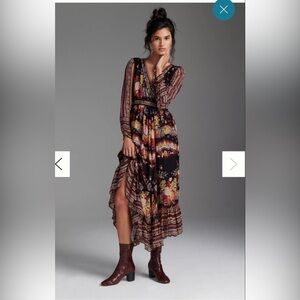 Anthropologie Caitlin Maxi dress
